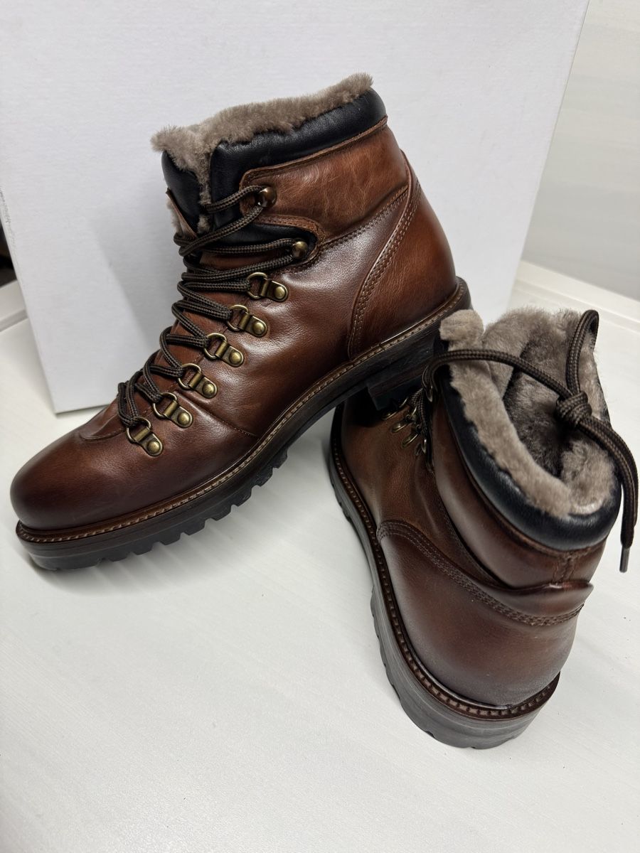 Scarpe da donna: Bottes Ammann cuir marron fourrées, taille 41, neuves – Nuovo e nell'imballaggio originale da Brügg BE venduto da Goob 3