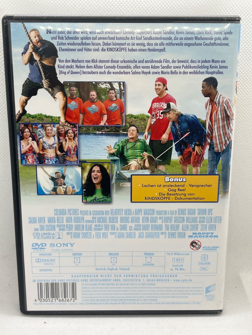 Alle DVDs: DVD Kindsköpfe (Grown Ups) FSK 0 – Gebraucht aus Hinterkappelen von Kim1992 1