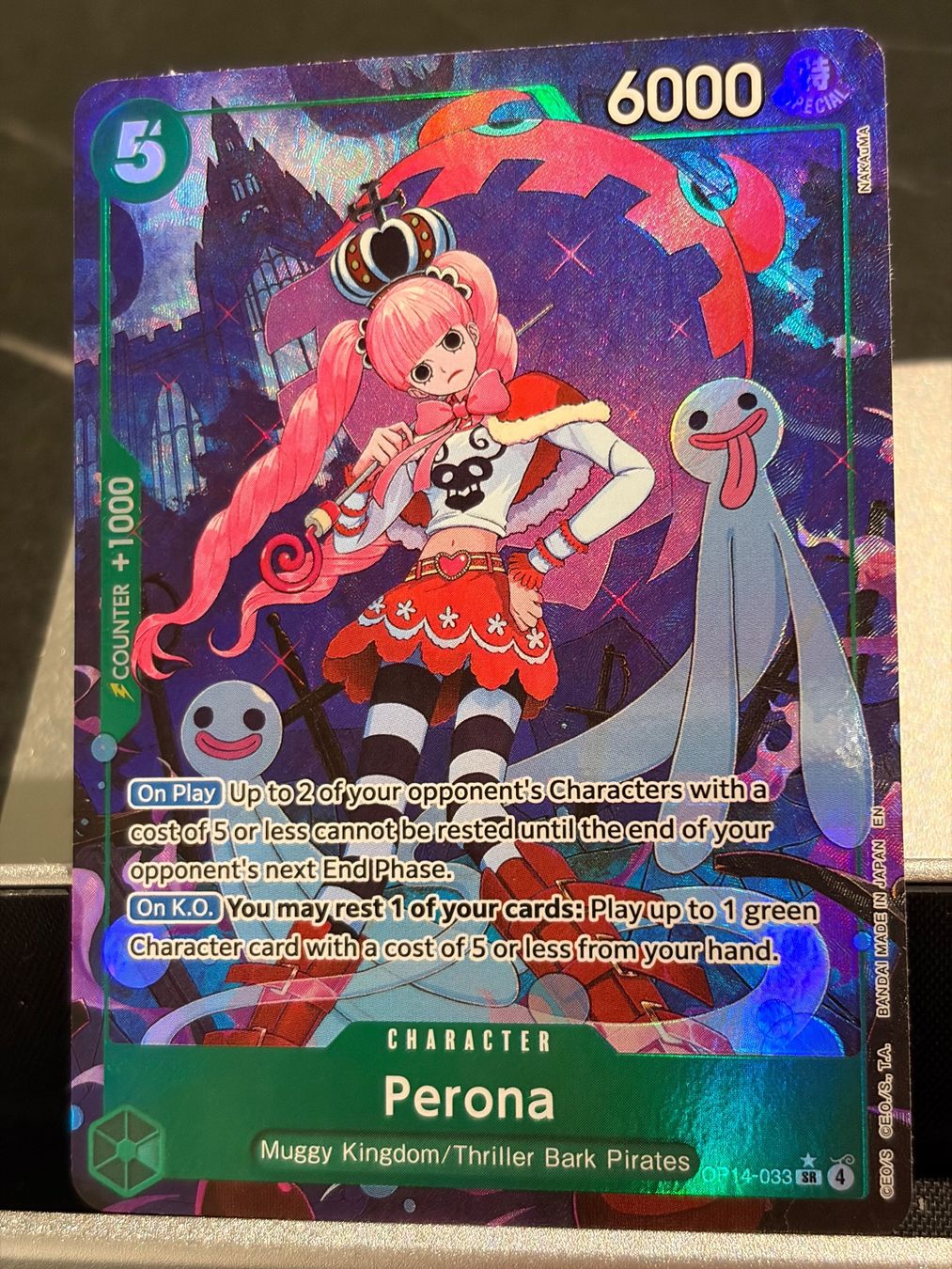 Bandai Carte collezionabili: One Piece OP14-033 Perona, Englisch – Nuovo (secondo la descrizione) da St. Gallen venduto da cambitcg