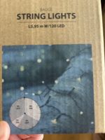 Lichterkette 120 warmweisse LEDs L 5.95 m neu