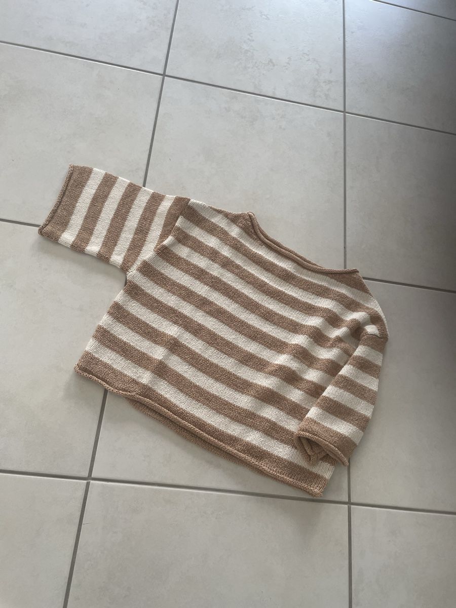 Stradivarius Pulls & Sweat-shirts: Stradivarius Pullover gestreift beige/weiss Grösse S . Neu – Neuf avec emballage d'origine à Dübendorf par jlu_r7hz