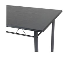 Tavolo da pranzo nero con 4 sedie - Elegante e moderno!