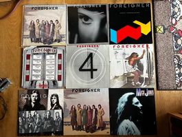 LP Vinyl Foreigner Sammlung 1, 9 LPs, MFSL teils neu top