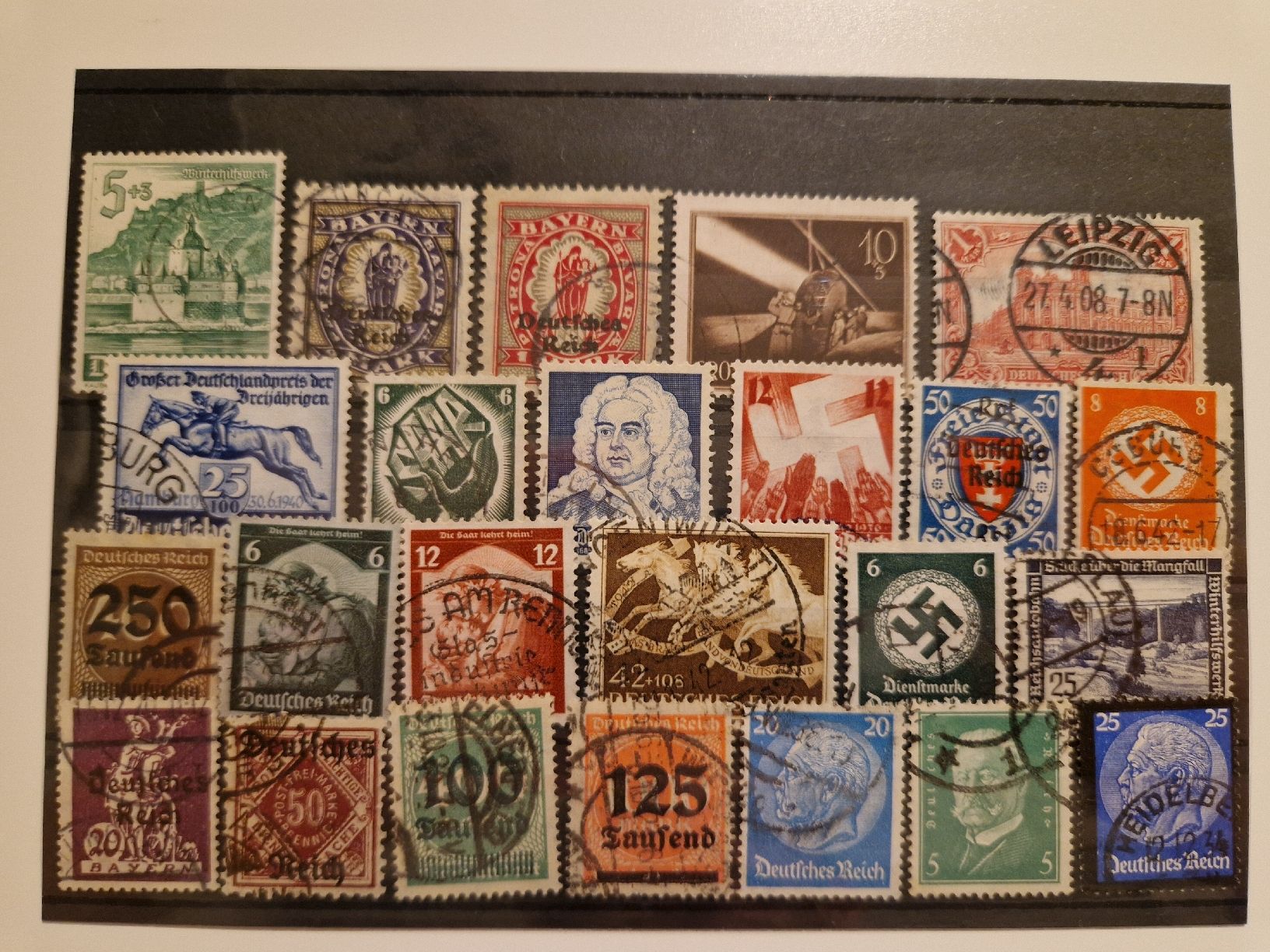 Alle Briefmarken: Deutsches Reich Briefmarken – Gebraucht aus St. Gallen von Enrico_SG