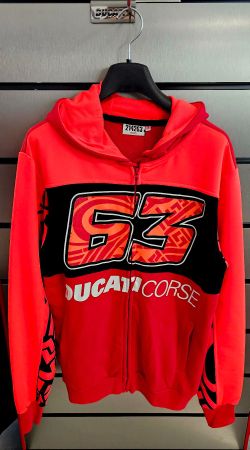 Sweatshirt mit Kapuze-Dual Pecco Bagnaia 63 Herren