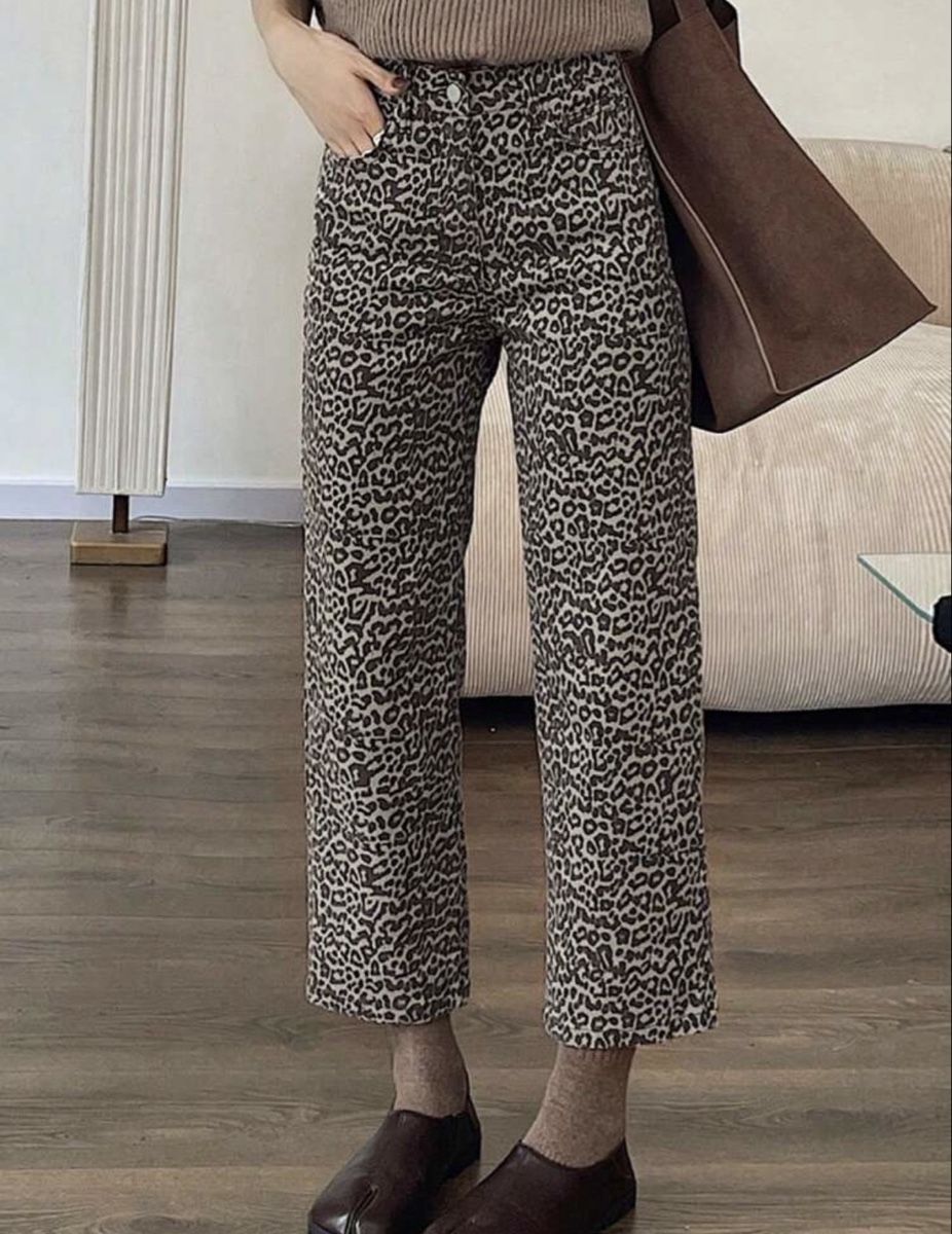 Pantaloni: Leopardenmuster Hose – Nuovo (secondo la descrizione) da Winterthur venduto da m.tix 1