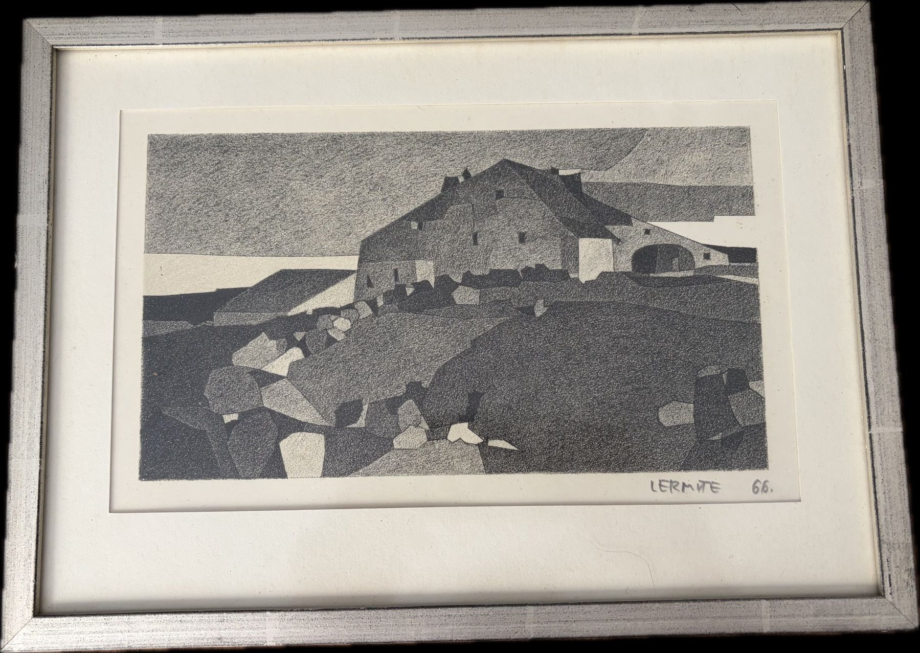 Gemälde: Lermite 1966 – Gebraucht aus Cheyres von Gr33