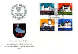 Ersttagscouvert, Ersttagsbrief, Pro Patria 1977