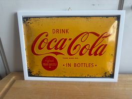 Coca-Cola Blechschild Refresh Your Guests - Vintage Deko!