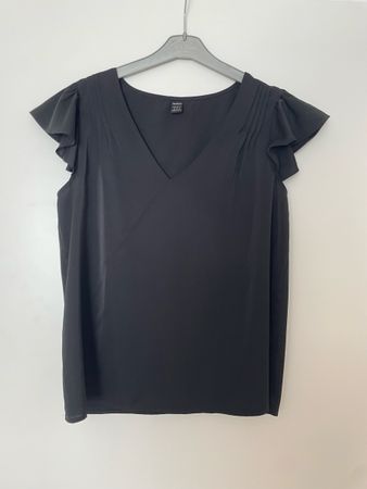 Shein Bluse, Schwarz, Gr. M (38) Elegant