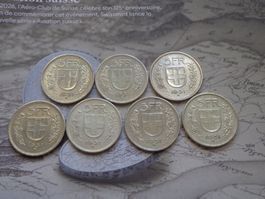 7 x 5 Fr. 1931 B - Variante 10* sur la tête/10* über Kopf