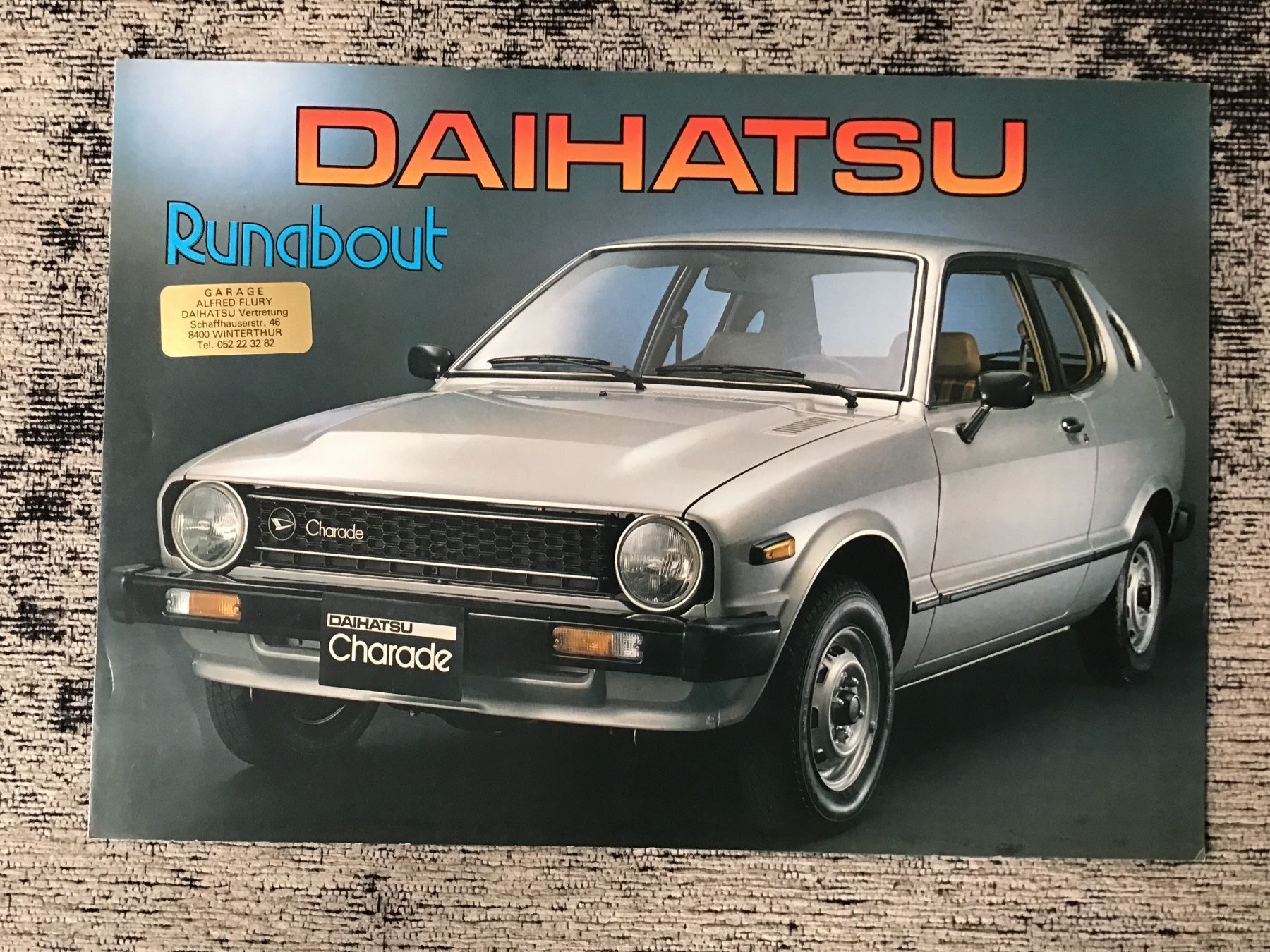 Daihatsu Documenti: Daihatsu Charade Runabout Faltprospekt – Usato da Scherzingen venduto da Starseller62