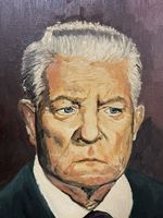 JEAN GABIN HUILE SUR TOILE SIGNÉE JRAN-LOUIS CLERC