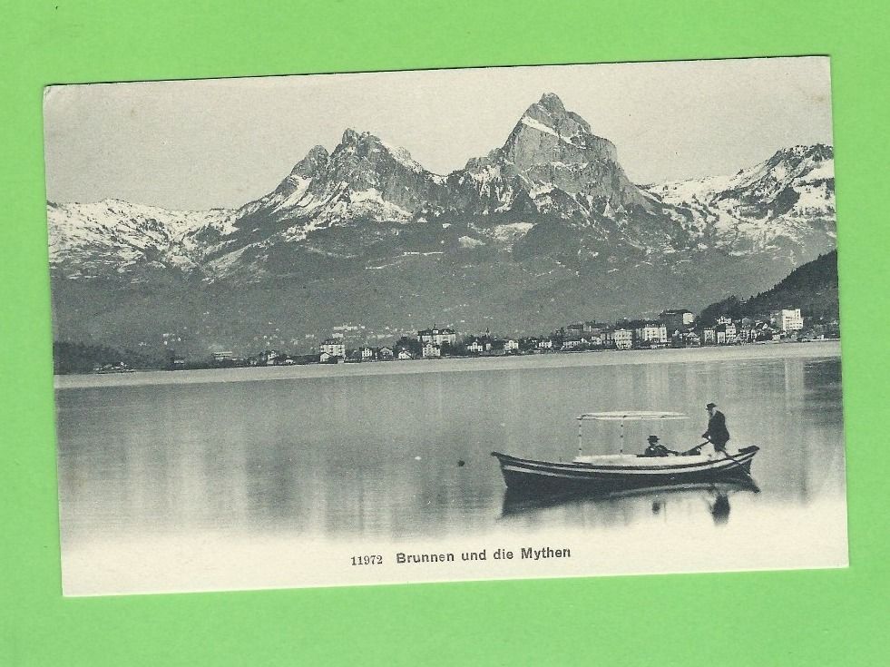 Cartoline postali: Brunnen und die Mythen – Nuovo (secondo la descrizione) da Zürich venduto da t24_de