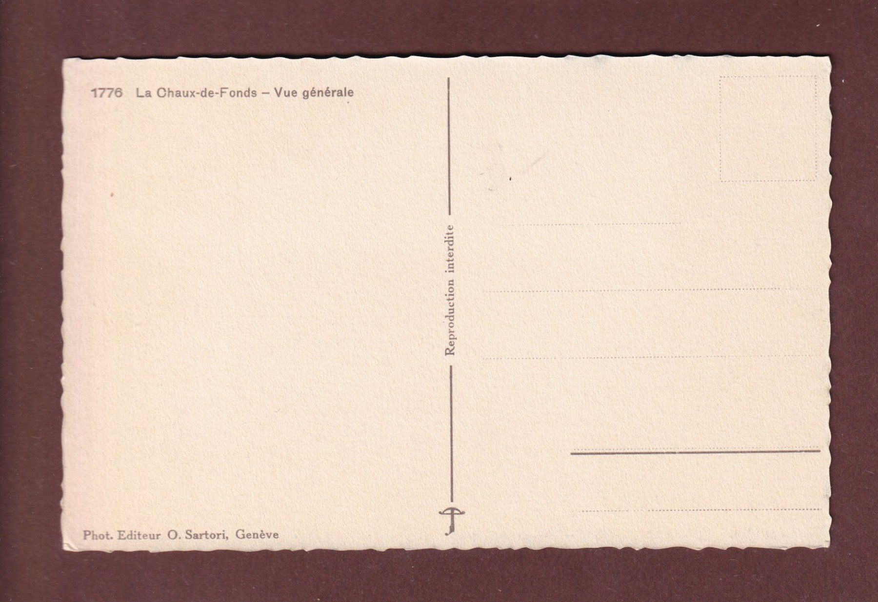 Cartoline postali: LA CHAUX-DE-FONDS – Usato da Pully venduto da nicecards-shop 1