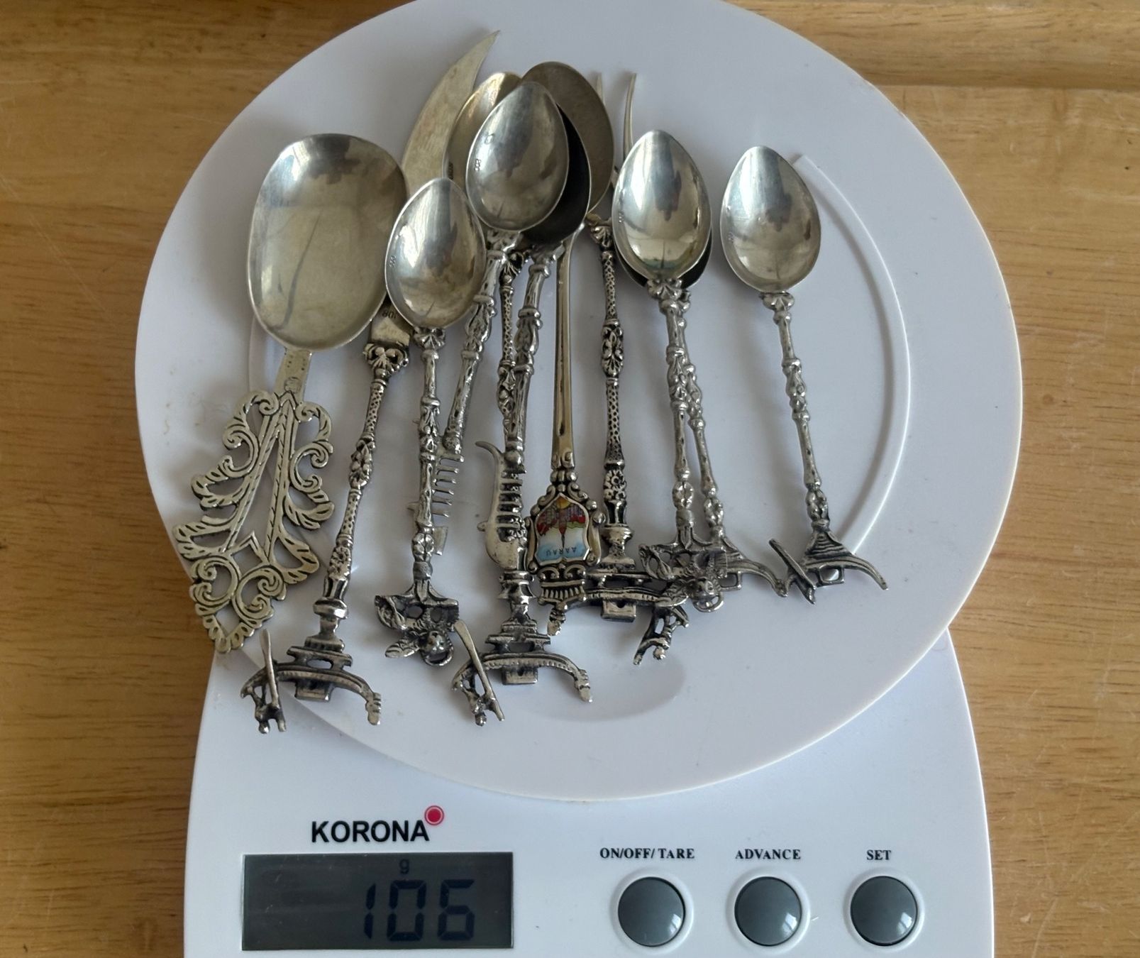 Bestecksets: Silberbesteck Jugendstil Löffel Gabel Messer be... – Gebraucht aus Frick von Rukki 4
