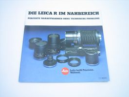 Die Leica R im Nahbereich Werbeprospekt/Katalog