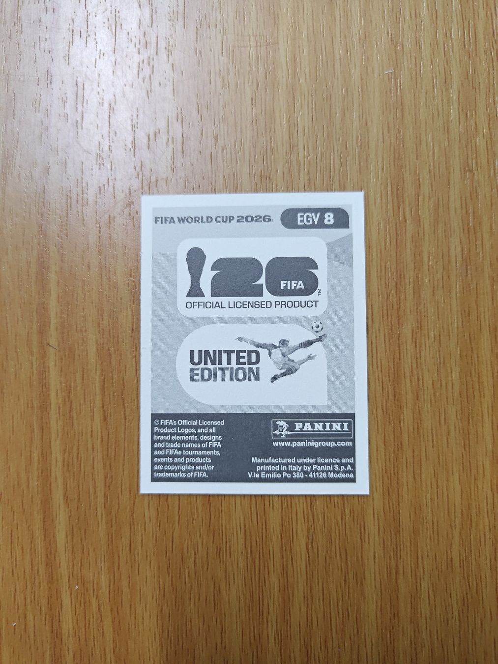 Panini Carte collezionabili: Panini WM 2026 Sticker - EGY 8 – Usato da Hochdorf venduto da all_u_want 1