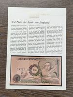 Kuriositäten auf Banknoten - Test -England