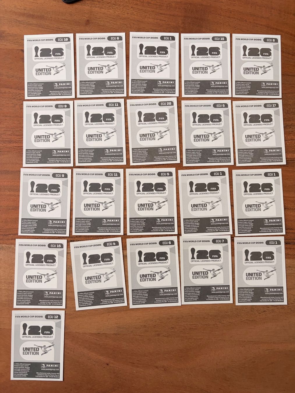 Panini Sammelbilder & Trading cards: Panini Ecuador ECU 2026 – Gebraucht aus Solothurn von rah_g92d 1