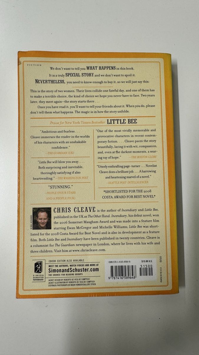 Libri: Little Bee by Chris Cleave – Usato da Oberägeri venduto da rsi_h6fc 1