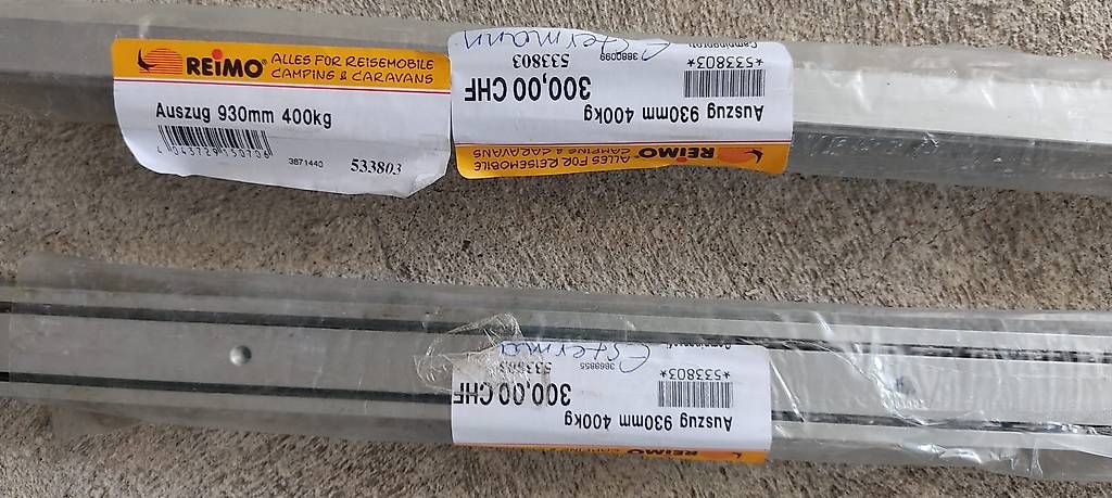 Eisenwaren: Schwerlastauszug 930mm bis 400kg – Neu und originalverpackt aus Root von pan9 1