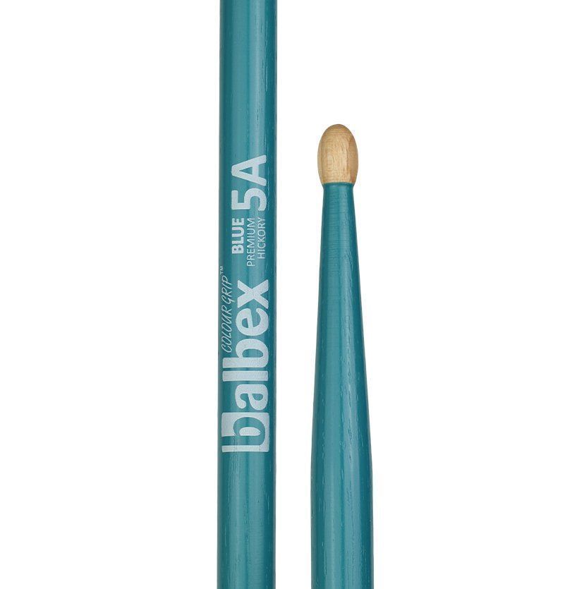 Strumenti musicali: 5 Paar Balbex Drumsticks – 5A Blue Hikor – Nuovo e nell'imballaggio originale da Grimisuat venduto da musicgear.ch 3