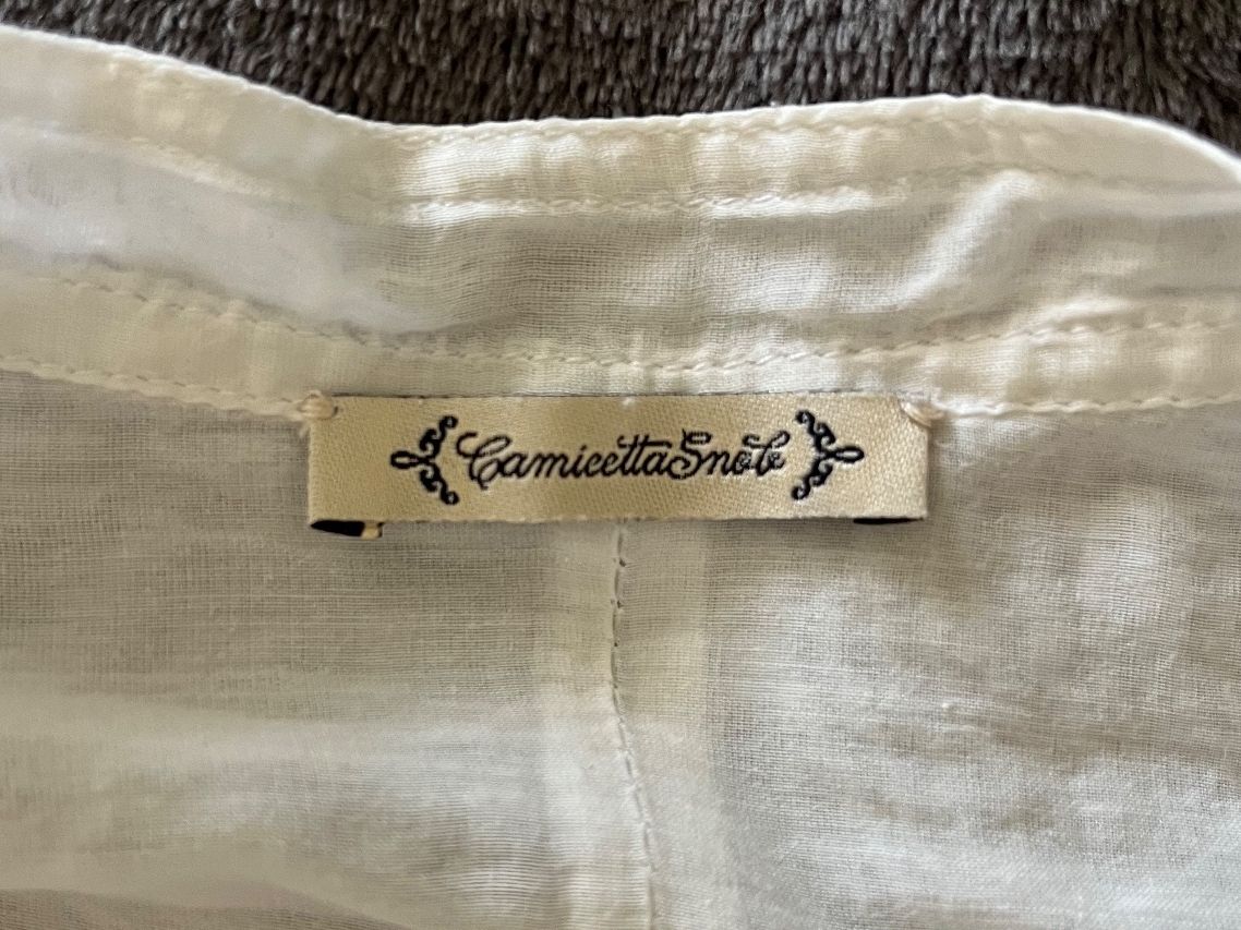 Blusen: 100% linen elegant blouse size S/M – Gebraucht aus Chêne-Bougeries von Seetooyoo 9