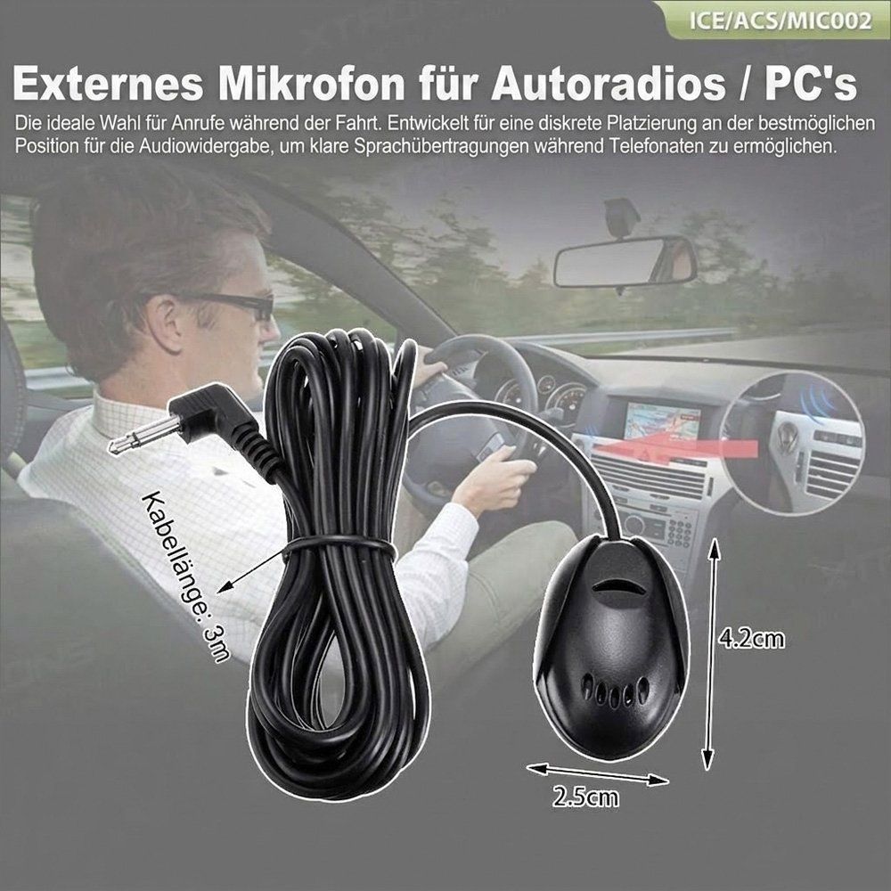 Mikrofone: Externes Mikrofon Autoradio PC Android MAC 3.5 mm – Neu (gemäss Beschreibung) aus Chiasso von online.shop 2