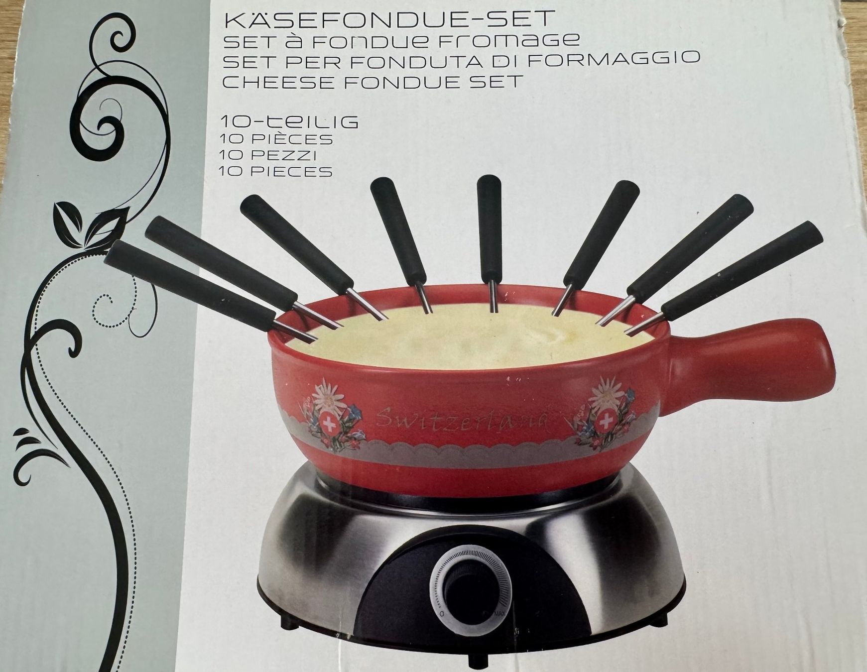 Elettrodomestici da cucina: Nouvel Elektro-Käsefondue-Set – Nuovo e nell'imballaggio originale da Frauenkappelen venduto da HDPerle 2
