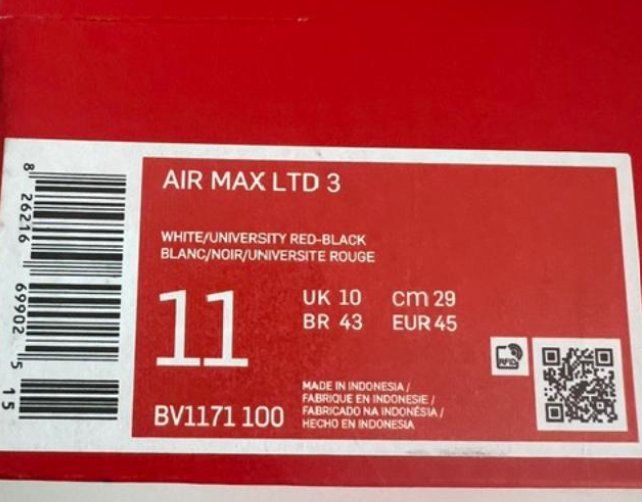 Nike Scarpe da uomo: Baskets - Nike Air Max LTD 3 - taille 45 - NEUVES – Nuovo e nell'imballaggio originale da Glattpark(Opfikon) venduto da Miko3711 5
