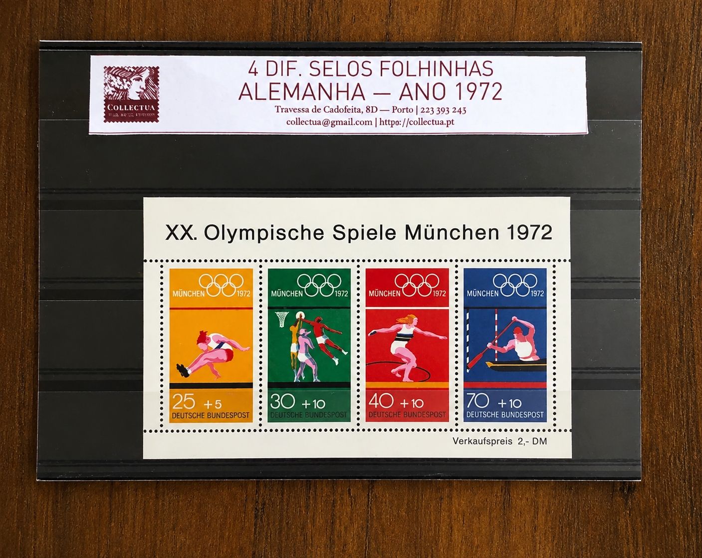 Alle Briefmarken: Germany 1972 Munich Olympics Stamp Mini Sheet MNH – Neu (gemäss Beschreibung) aus Basel von Russell.G
