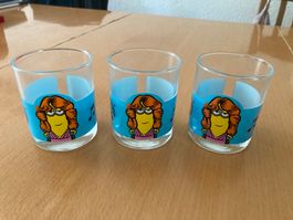 3er Set Minions Gläser McDonald's Collection guter Zustand