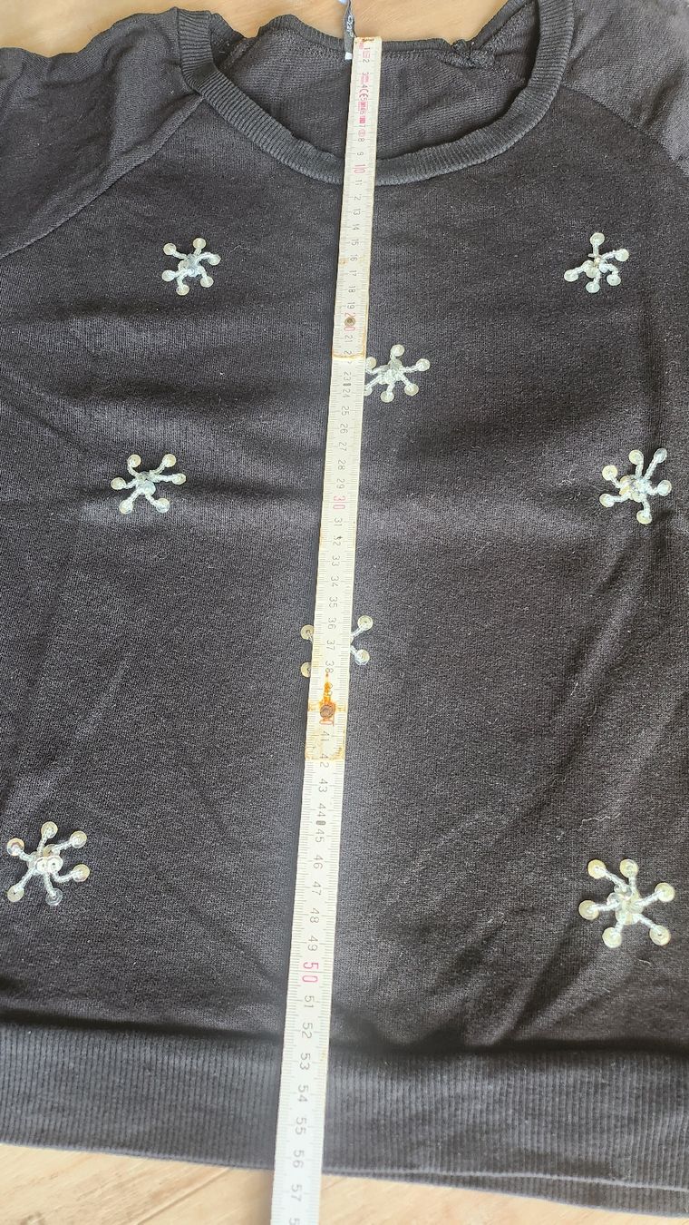 Maglioni & Felpe: Pull noir étoiles perles by Chicorée, taille M, NEUF – Nuovo (secondo la descrizione) da Agiez venduto da chouchanelle 8
