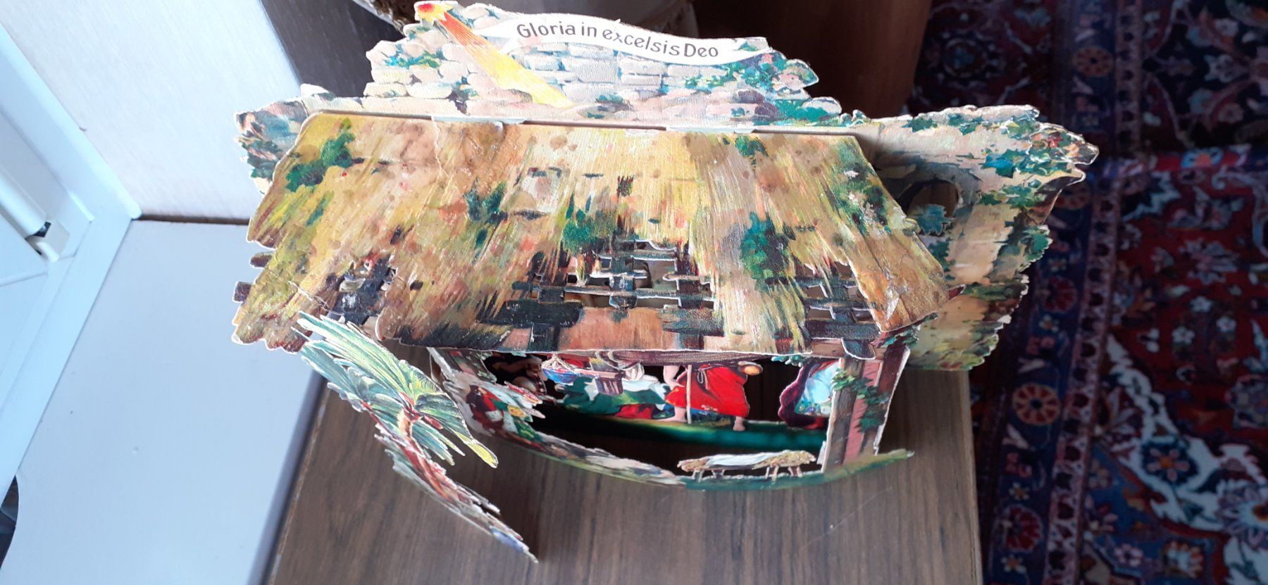 Tutte le decorazioni: Krippe Faltkrippe 3D um 1900 – Usato da Mörschwil venduto da antiksalon 2