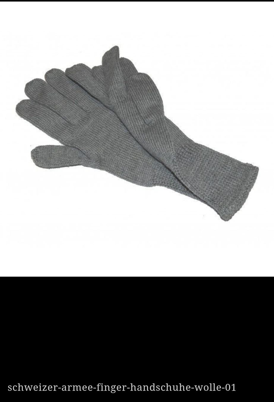 Schweizer Armee Handschuhe & Handstulpen: Schweizer Armee Wollhandschuhe (1 Paar) – Neu und originalverpackt aus Wald ZH von HerrDerDinger