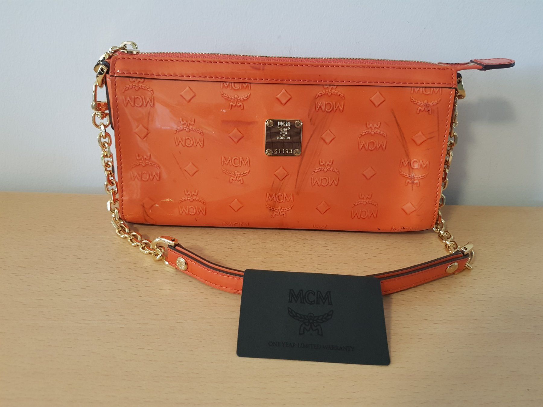 Mcm Taschen für Damen: Original MCM Handtasche in Orange – Gebraucht aus Basel von Birs868 1