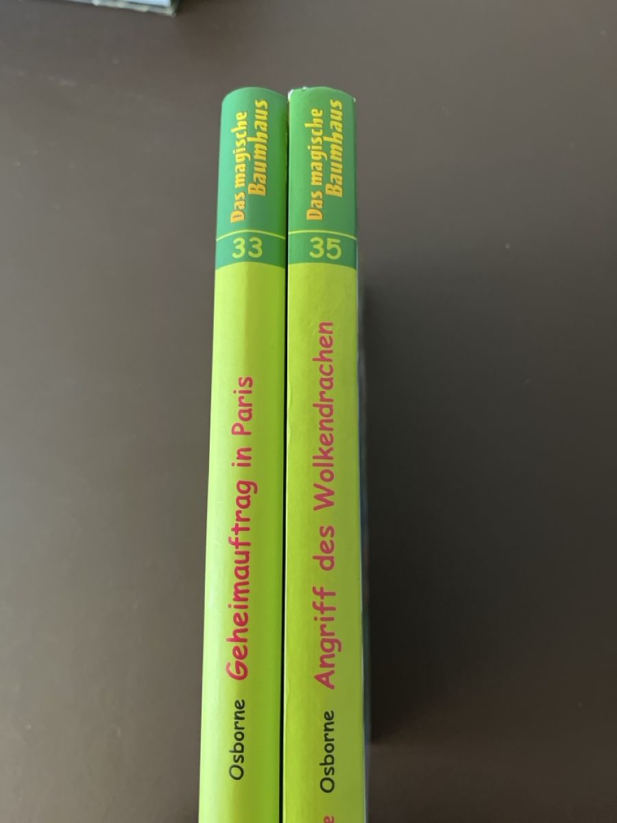 Libri: Das magische Baumhaus Buch 33 und 35 – Nuovo (secondo la descrizione) da Lommiswil venduto da Cabrio1 2