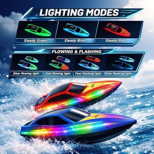RC Modellbau: Ferngesteuertes Boot LED Beleuchtung 7 Lichtmodi h – Neu und originalverpackt aus Hundwil von Stallone6 4