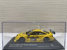 Opel Calibra V6 Zakspeed Minichamps 1:43 Sammlerstück! OVP