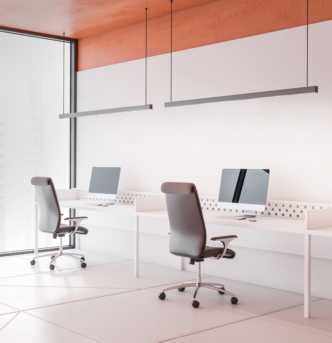 Lampadari & plafoniere: LED Pendelleuchte, Raster, 60 cm Länge – Nuovo (secondo la descrizione) da Kreuzlingen venduto da Smart-Light 3