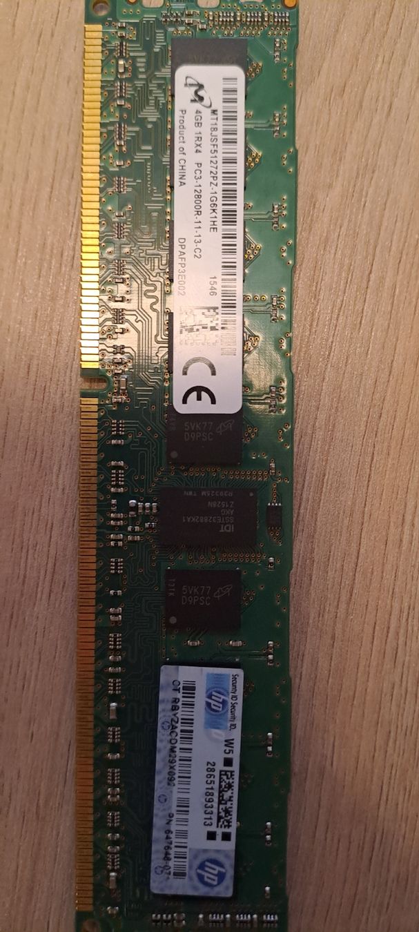 Hewlett Packard Memoria / RAM: NEW 4Gb RAM 1600MHz fully working – Nuovo (secondo la descrizione) da Mont-sur-Lausanne venduto da Vexos 1