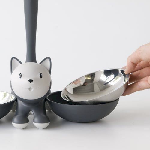 Futter: Alessi Tigrito Katzennapf Grau – Neu und originalverpackt aus Bottighofen von zaap 2