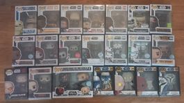 Collection 21 Funko Pop Star Wars with RARE & LIMITED EDIT.