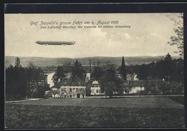Salenstein, Graf Zeppelin's Luftschiff 