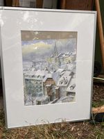 Bern im Winter, Aquarell ,Peter Kindler (40)