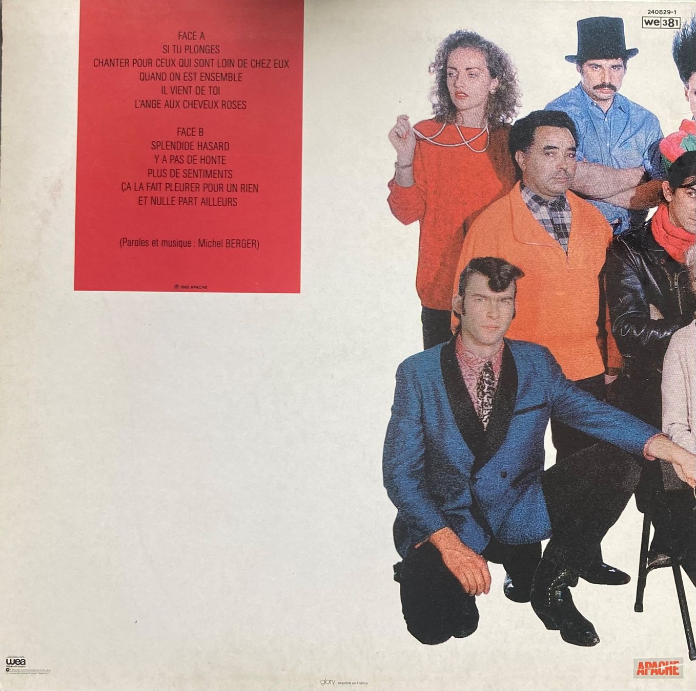 Schallplatten: MICHEL BERGER - DIFFERENCES – Gebraucht aus Poliez-Pittet von Newtown-Records 1