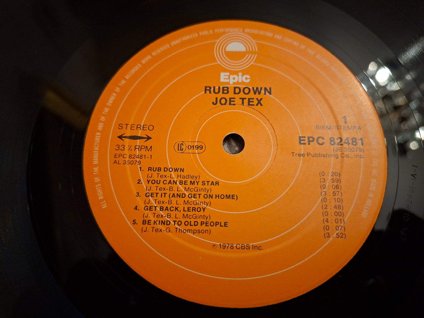 Dischi in vinile: Joe Tex - Rub Down (1978) – Usato da Bernex venduto da Wannabehasbeen01 2