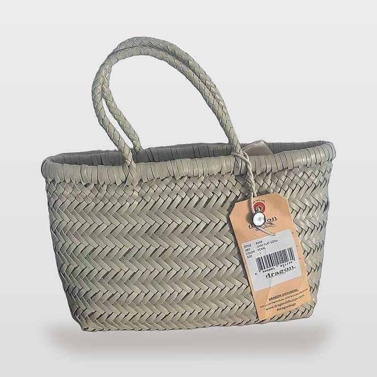 Borse: Dragon Diffusion Ledertasche «Mini Flat Gora», Pearl, neu – Nuovo e nell'imballaggio originale da Zürich venduto da ler_p76p 3