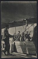 Graf Zeppelin und Comtesse in der Gondel